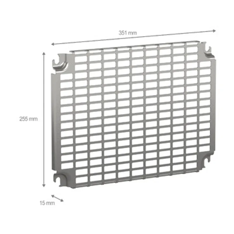 Monobloc perforated plates H300xW400mm with universal perforations 11x26mm — photo 2 of 2
