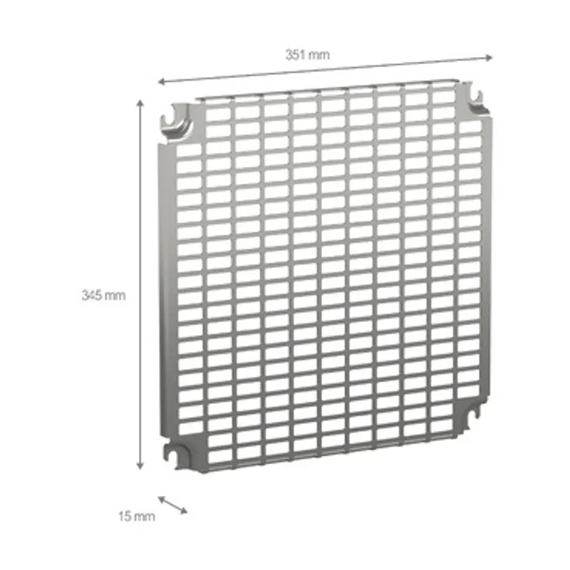 Monobloc perforated plates H400xW400mm with universal perforations 11x26mm — photo 2 of 2