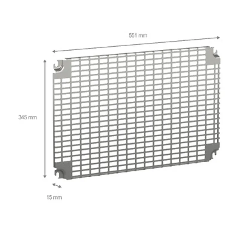 Monobloc perforated plates H400xW600mm with universal perforations 11x26mm — photo 2 of 2