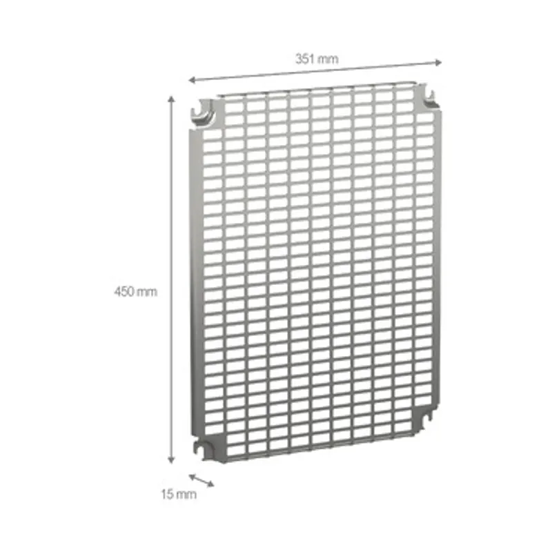 Monobloc perforated plates H500xW400mm with universal perforations 11x26mm — photo 2 of 2