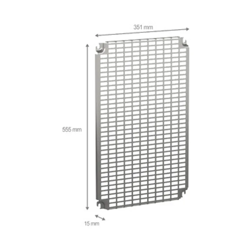 Monobloc perforated plates H600xW400mm with universal perforations 11x26mm — photo 2 of 2