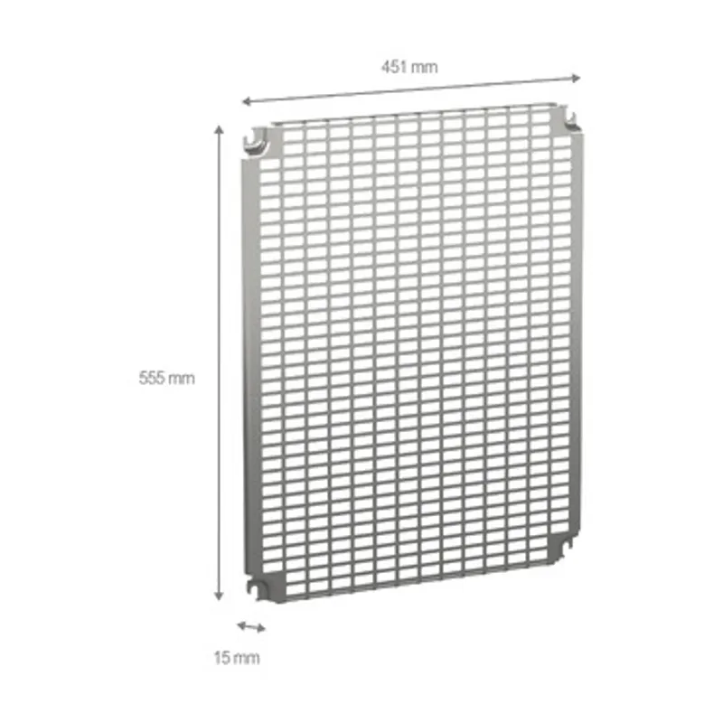 Monobloc perforated plates H600xW500mm with universal perforations 11x26mm — photo 2 of 2
