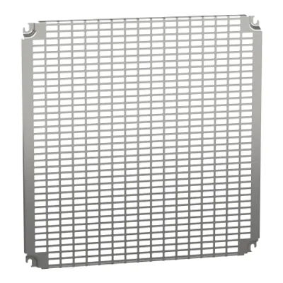 Schneider Electric NSYMR66 – Monobloc perforated plates H600xW600mm with universal perforations 11x26mm