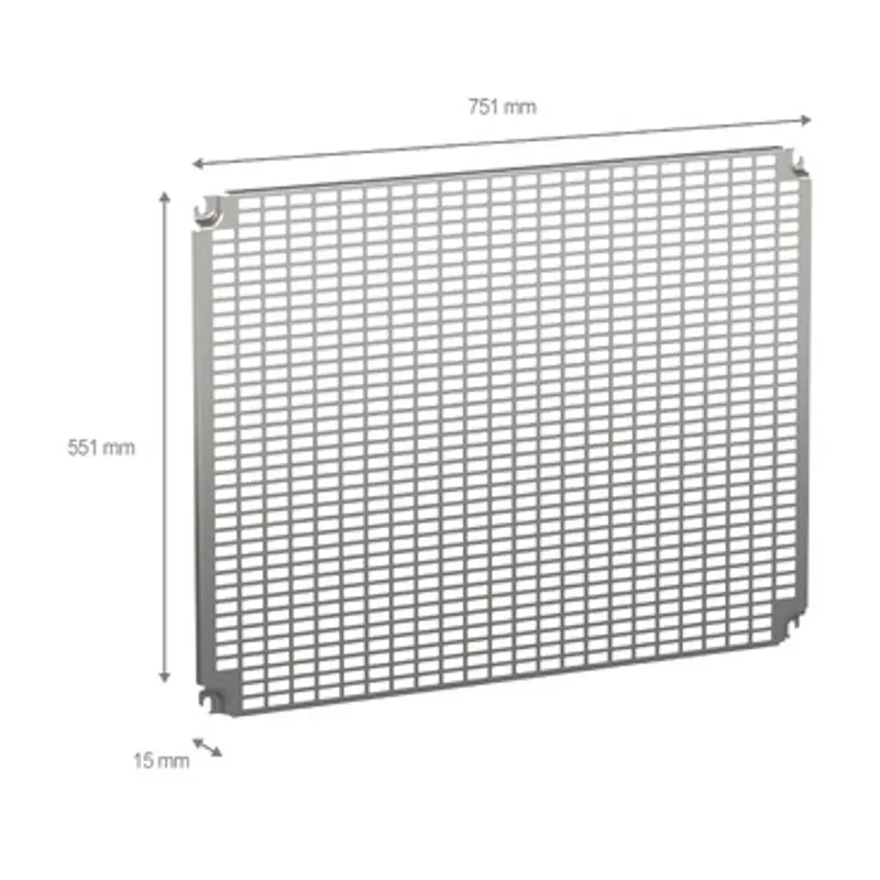 Monobloc perforated plates H600xW800mm with universal perforations 11x26mm — photo 2 of 2