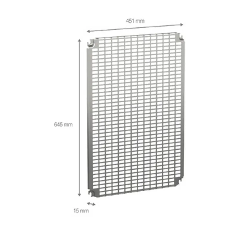 Monobloc perforated plates H700xW500mm with universal perforations 11x26mm — photo 2 of 2