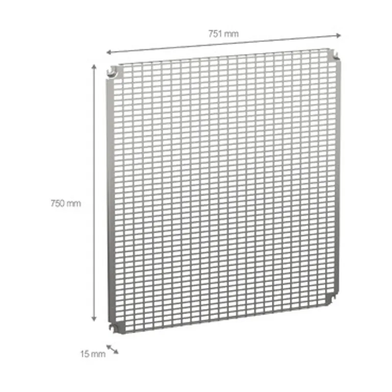 Monobloc perforated plates H800xW800mm with universal perforations 11x26mm — photo 2 of 2