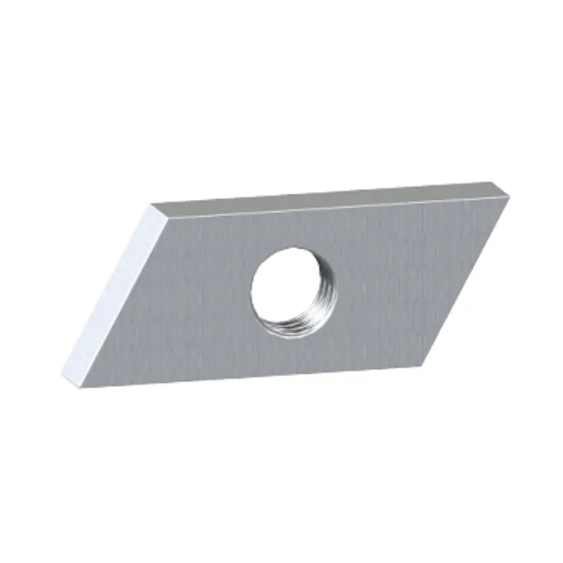 M4 standard nut for vertical aluminium rails - Supply: 100 pieces