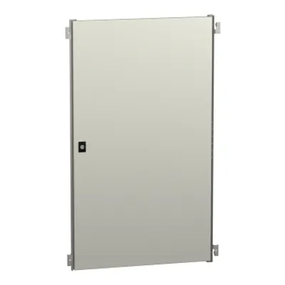 Internal door for PanelSeT WM encl.H1000xW600 steel, RAL7035.Adjustable in depth