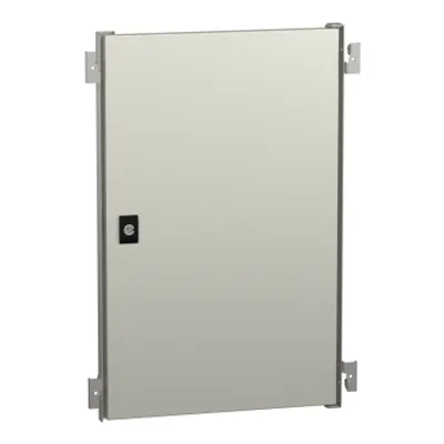 Internal door for PanelSeT WM encl. H600xW400 steel, RAL7035.Adjustable in depth