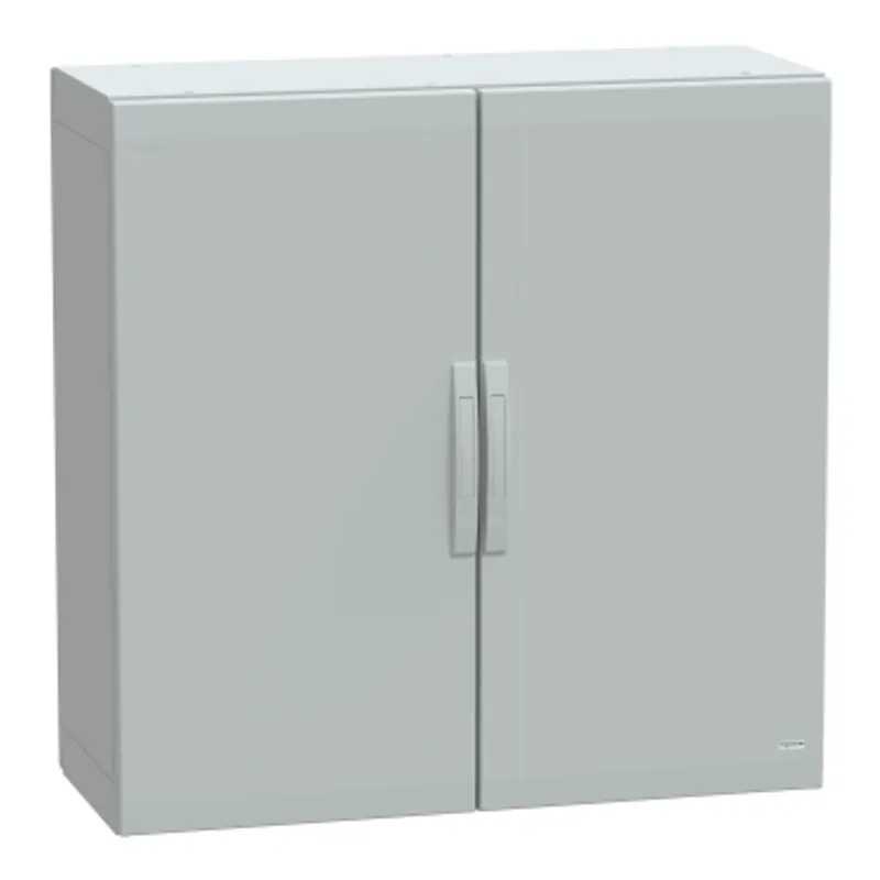 Floor standing polyester enclosure, PanelSeT PLA, plain door, completely sealed, 1000x1000x420mm, IP65, IK10 — photo 1 of 3