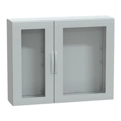 Floor standing polyester enclosure, PanelSeT PLA, glazed door, completely sealed, 1000x1250x320mm, IP65, IK08