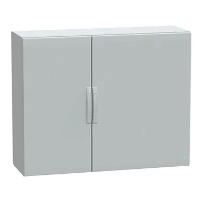 Floor standing polyester enclosure, PanelSeT PLA, plain door, completely sealed, 1000x1250x420mm, IP65, IK10
