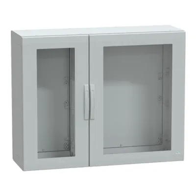 Floor standing polyester enclosure, PanelSeT PLA, glazed door, completely sealed, 1000x1250x420mm, IP65, IK08