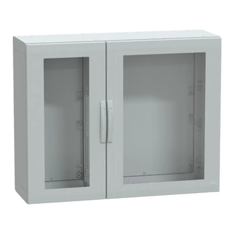 Floor standing polyester enclosure, PanelSeT PLA, glazed door, completely sealed, 1000x1250x420mm, IP65, IK08 — photo 1 of 3