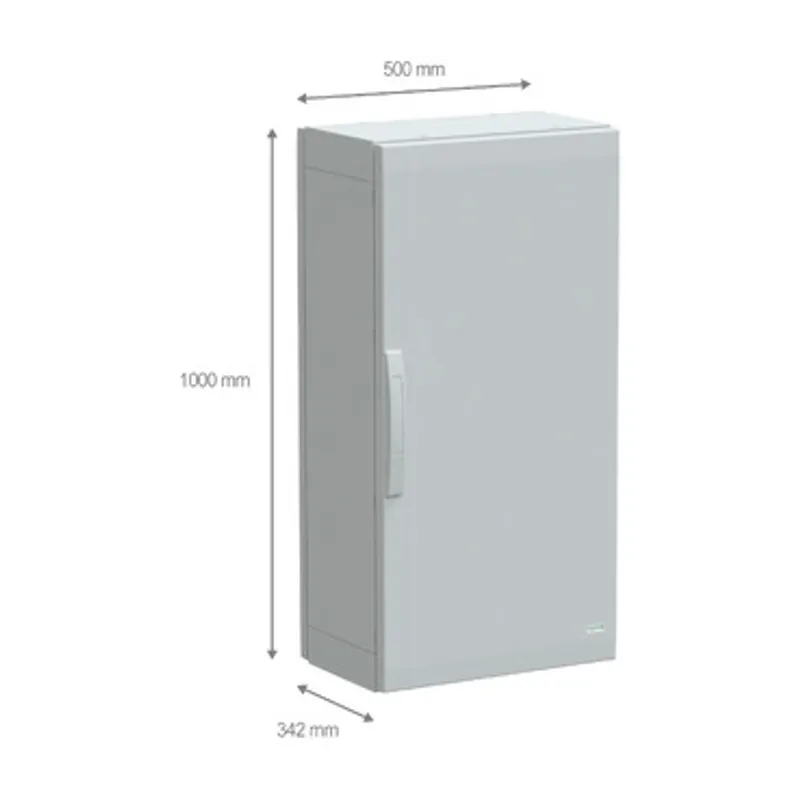 Floor standing polyester enclosure, PanelSeT PLA, plain door, completely sealed, 1000x500x320mm, IP65, IK10 — photo 2 of 4