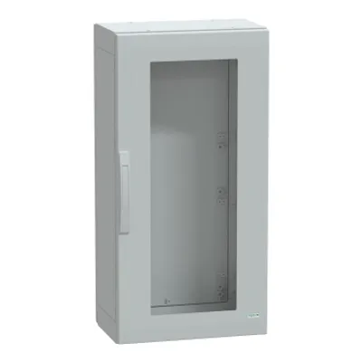 Floor standing polyester enclosure, PanelSeT PLA, glazed door, completely sealed, 1000x500x320mm, IP65, IK08