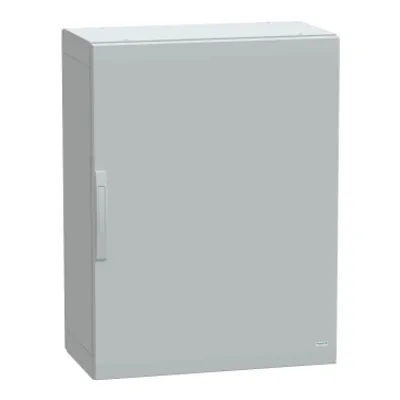 Floor standing polyester enclosure, PanelSeT PLA, plain door, completely sealed, 1000x750x420mm, IP65, IK10