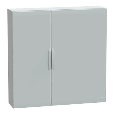 Floor standing polyester enclosure, PanelSeT PLA, plain door, completely sealed, 1250x1250x320mm, IP65, IK10