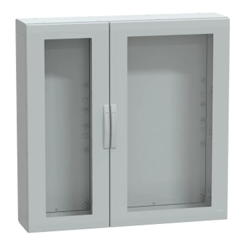 Floor standing polyester enclosure, PanelSeT PLA, glazed door, completely sealed, 1250x1250x320mm, IP65, IK08 — photo 1 of 3