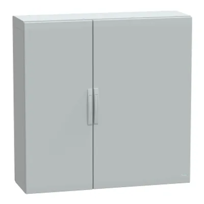 Floor standing polyester enclosure, PanelSeT PLA, plain door, completely sealed, 1250x1250x420mm, IP65, IK10