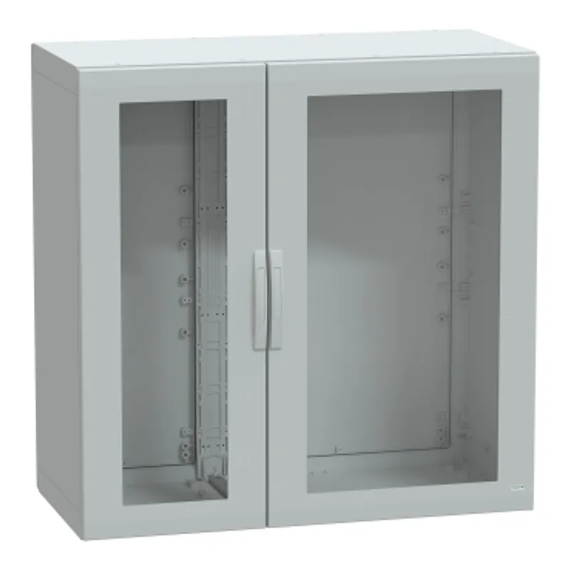 Floor standing polyester enclosure, PanelSeT PLA, glazed door, completely sealed, 1250x1250x620mm, IP65, IK08 — photo 1 of 3