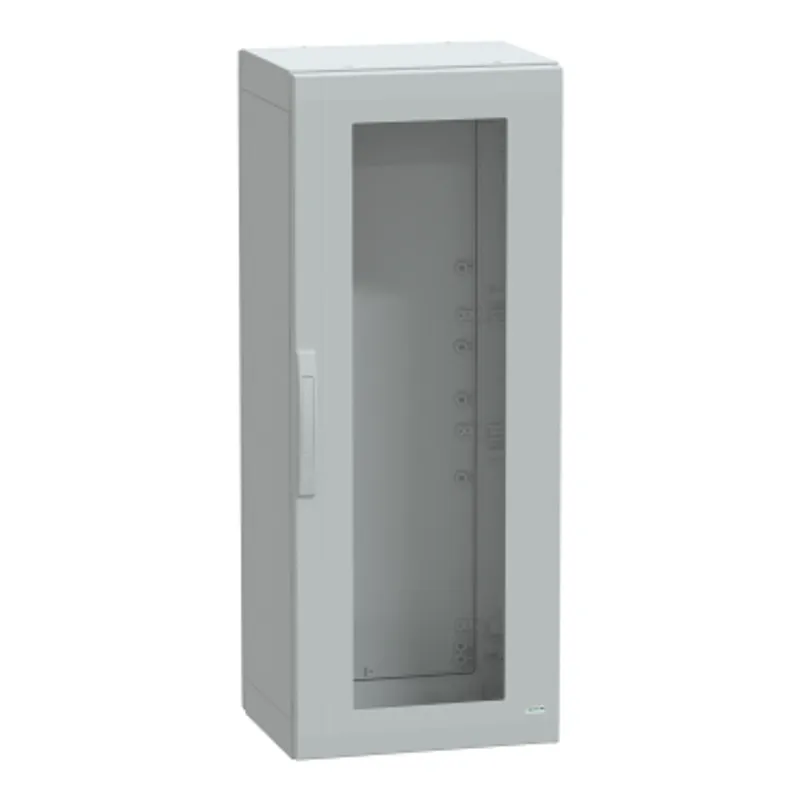 Floor standing polyester enclosure, PanelSeT PLA, glazed door, completely sealed, 1250x500x420mm, IP65, IK08 — photo 1 of 4