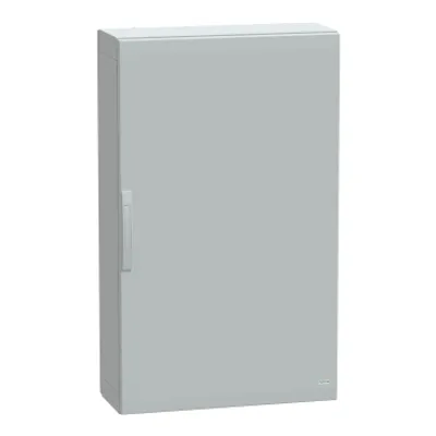 Floor standing polyester enclosure, PanelSeT PLA, plain door, completely sealed, 1250x750x320mm, IP65, IK10
