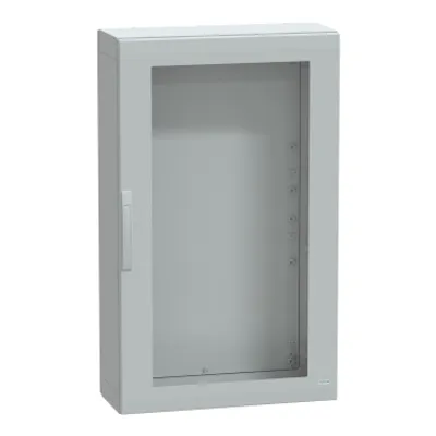 Floor standing polyester enclosure, PanelSeT PLA, glazed door, completely sealed, 1250x750x320mm, IP65, IK08