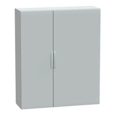 Floor standing polyester enclosure, PanelSeT PLA, plain door, completely sealed, 1500x1250x420mm, IP65, IK10