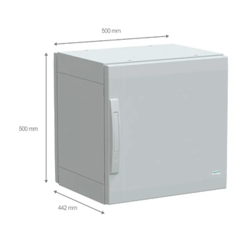 Floor standing polyester enclosure, PanelSeT PLA, plain door, completely sealed, 500x500x420mm, IP65, IK10 — photo 2 of 4