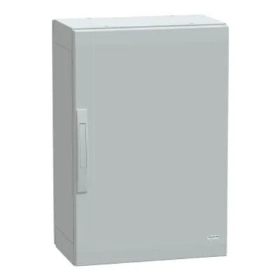 Floor standing polyester enclosure, PanelSeT PLA, plain door, completely sealed, 750x500x320mm, IP65, IK10