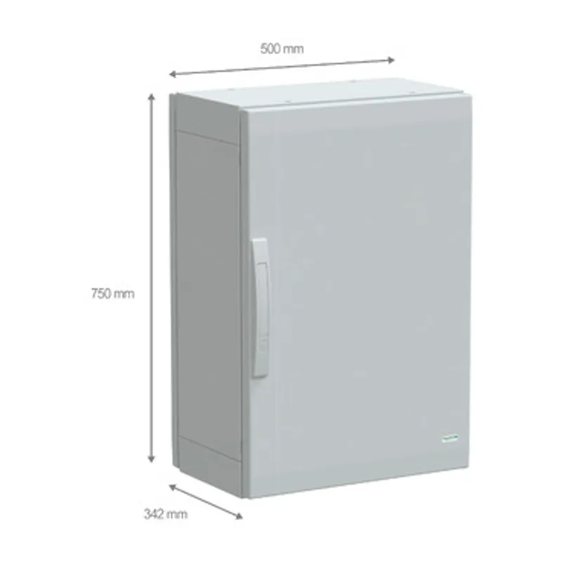 Floor standing polyester enclosure, PanelSeT PLA, plain door, completely sealed, 750x500x320mm, IP65, IK10 — photo 2 of 4