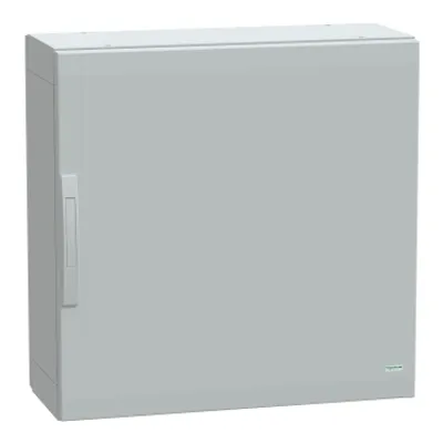 Floor standing polyester enclosure, PanelSeT PLA, plain door, completely sealed, 750x750x320mm, IP65, IK10