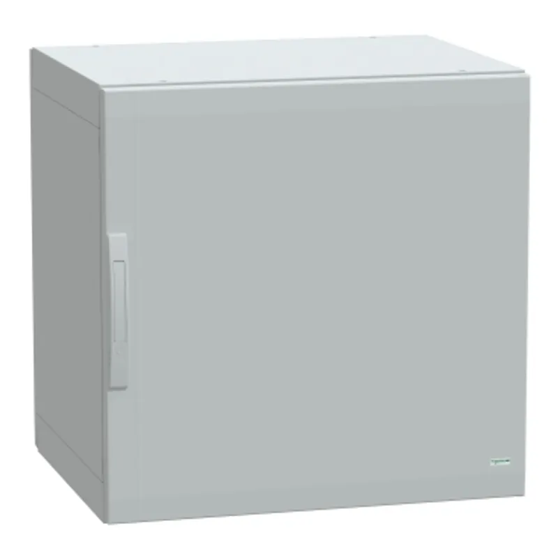 Floor standing polyester enclosure, PanelSeT PLA, plain door, completely sealed, 750x750x620mm, IP65, IK10 — photo 1 of 4