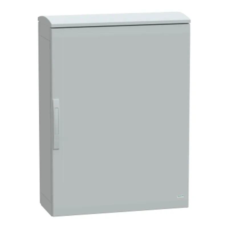 Floor standing polyester enclosure, PanelSeT PLA, plain door, ventilated canopy, 1000x750x320mm, IP44, IK10 — photo 1 of 4