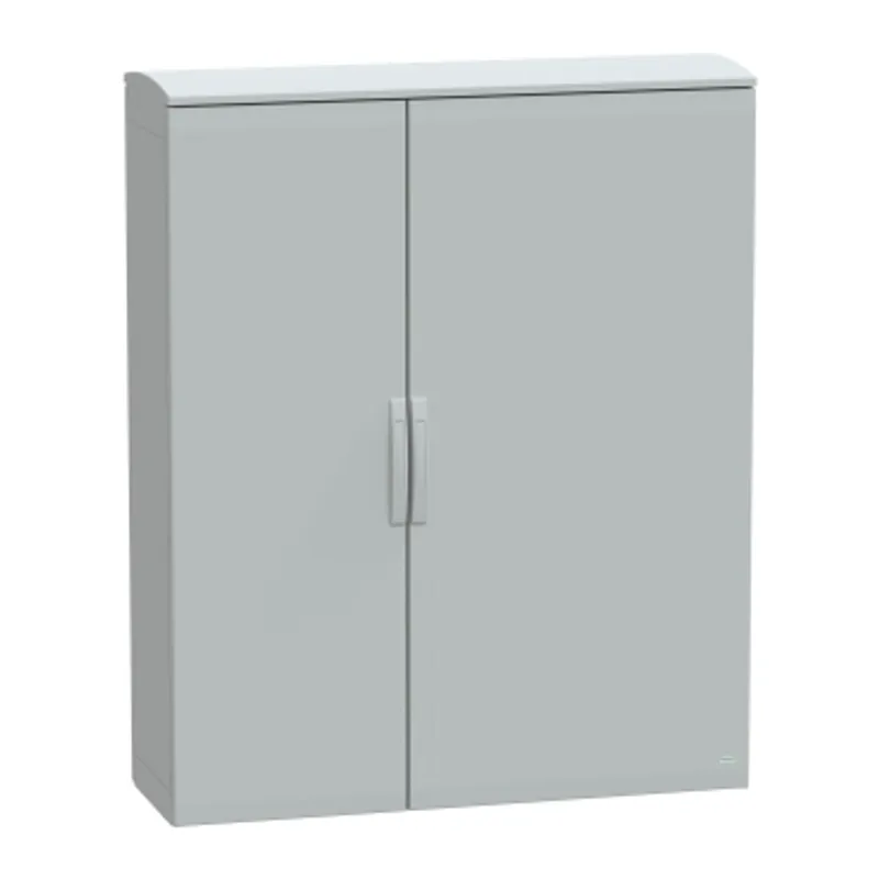 Floor standing polyester enclosure, PanelSeT PLA, plain door, ventilated canopy, 1500x1250x420mm, IP44, IK10 — photo 1 of 3