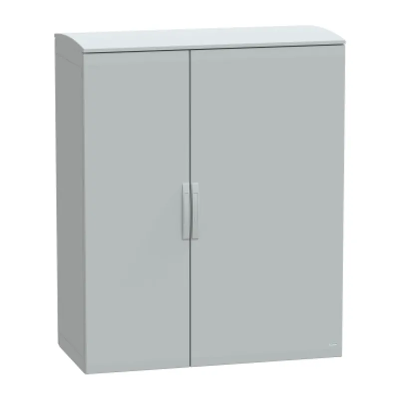 Floor standing polyester enclosure, PanelSeT PLA, plain door, ventilated canopy, 1500x1250x620mm, IP44, IK10 — photo 1 of 3