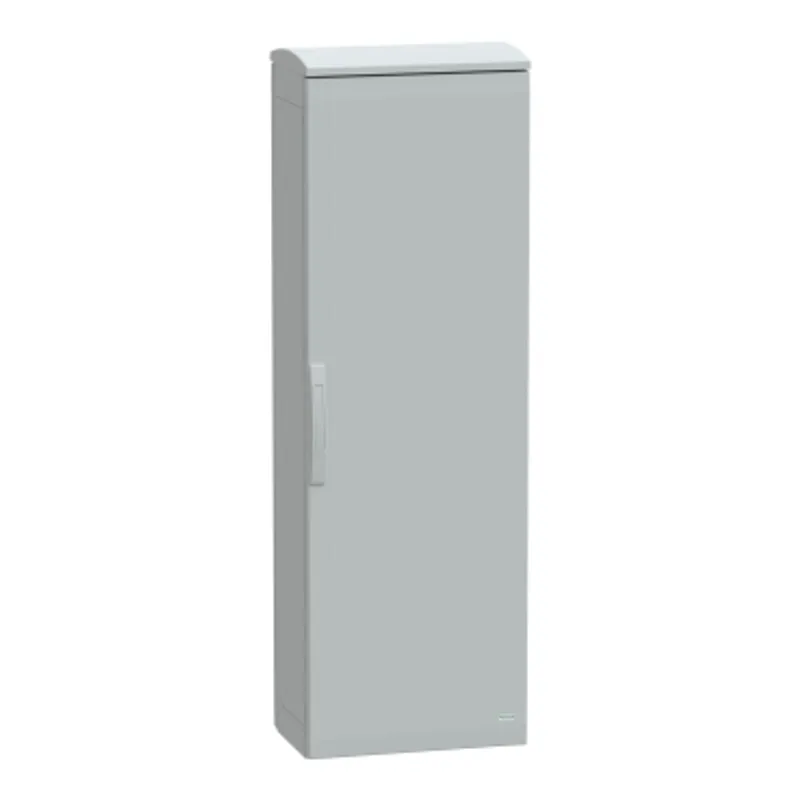 Floor standing polyester enclosure, PanelSeT PLA, plain door, ventilated canopy, 1500x500x320mm, IP44, IK10 — photo 1 of 4