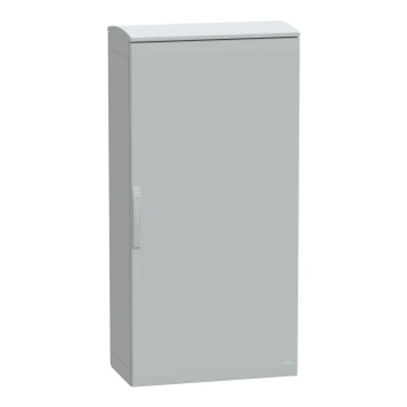 Floor standing polyester enclosure, PanelSeT PLA, plain door, ventilated canopy, 1500x750x420mm, IP44, IK10 — photo 1 of 4