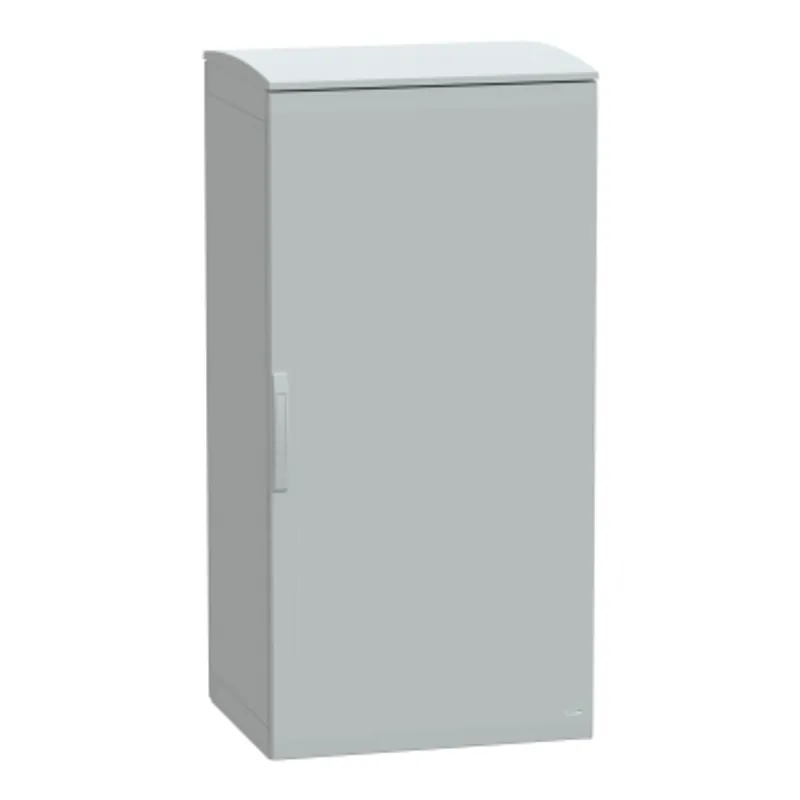 Floor standing polyester enclosure, PanelSeT PLA, plain door, ventilated canopy, 1500x750x620mm, IP44, IK10 — photo 1 of 4