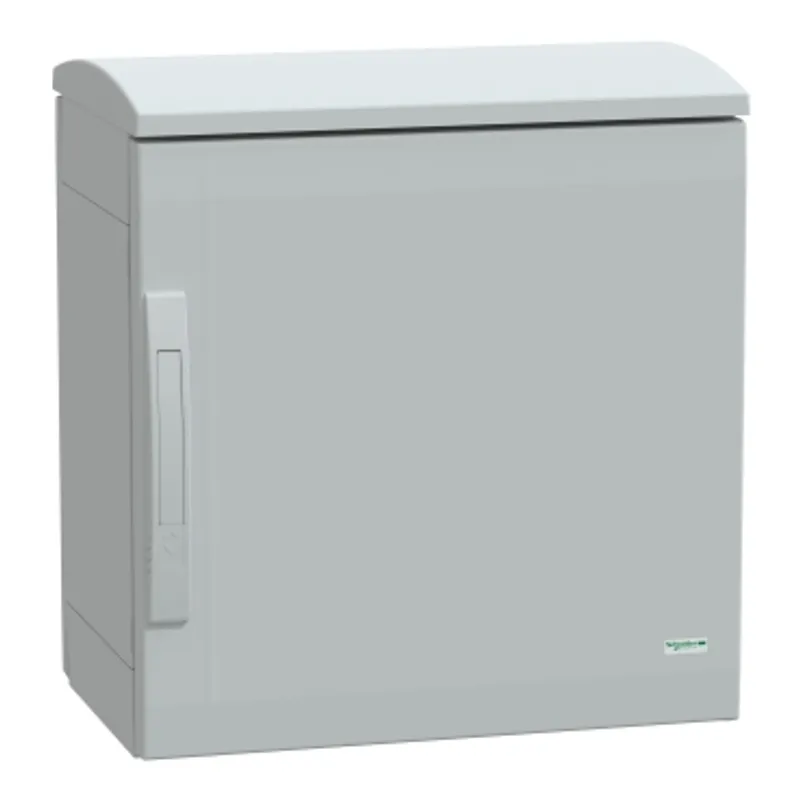 Floor standing polyester enclosure, PanelSeT PLA, plain door, ventilated canopy, 500x500x320mm, IP44, IK10 — photo 1 of 4