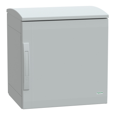 Floor standing polyester enclosure, PanelSeT PLA, plain door, ventilated canopy, 500x500x420mm, IP44, IK10 — photo 1 of 4