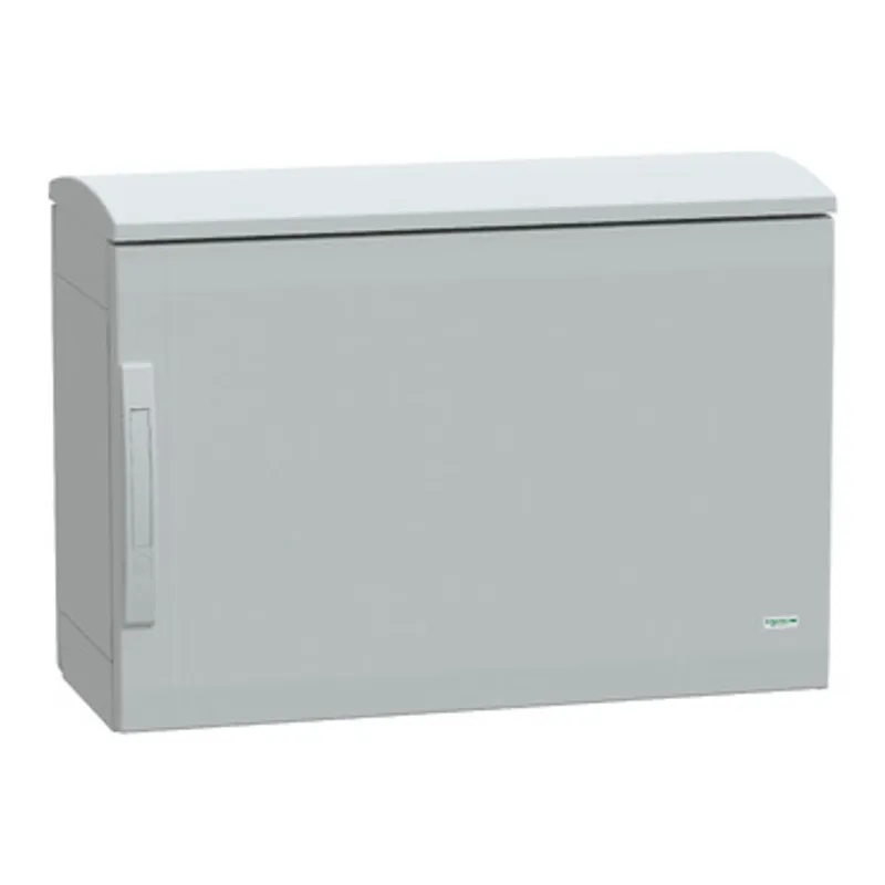 Floor standing polyester enclosure, PanelSeT PLA, plain door, ventilated canopy, 500x750x320mm, IP44, IK10 — photo 1 of 4