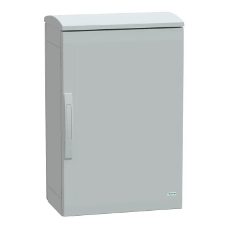 Floor standing polyester enclosure, PanelSeT PLA, plain door, ventilated canopy, 750x500x320mm, IP44, IK10 — photo 1 of 4
