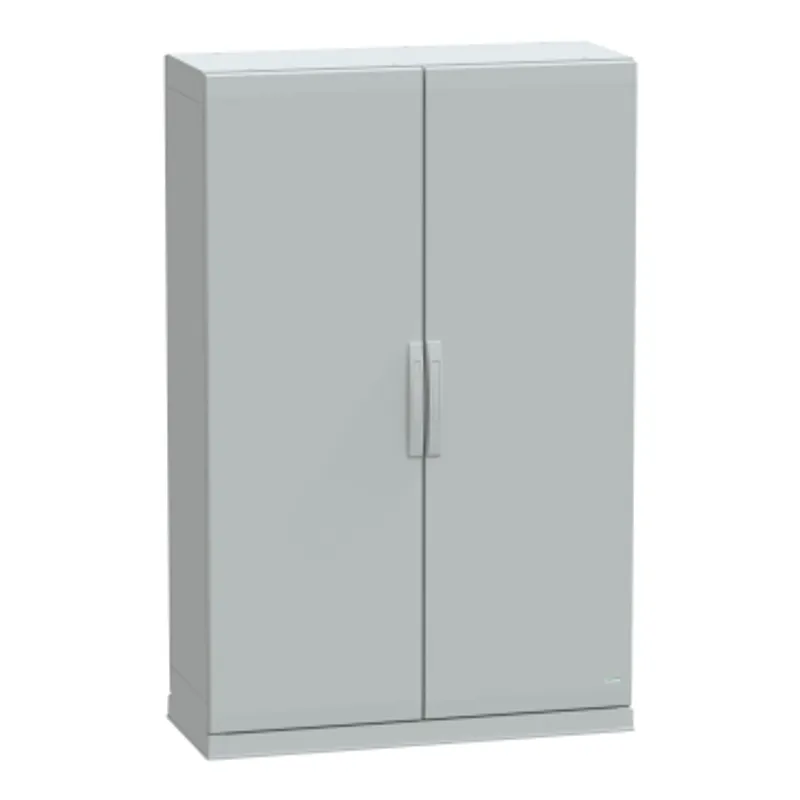 Floor standing polyester enclosure, PanelSeT PLA, plain door, open bottom, 1500x1000x420mm, IP54, IK10 — photo 1 of 3