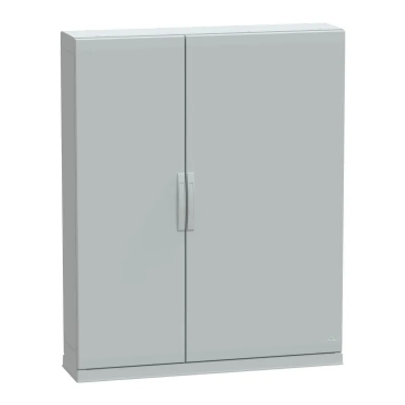 Floor standing polyester enclosure, PanelSeT PLA, plain door, open bottom, 1500x1250x320mm, IP54, IK10 — photo 1 of 3