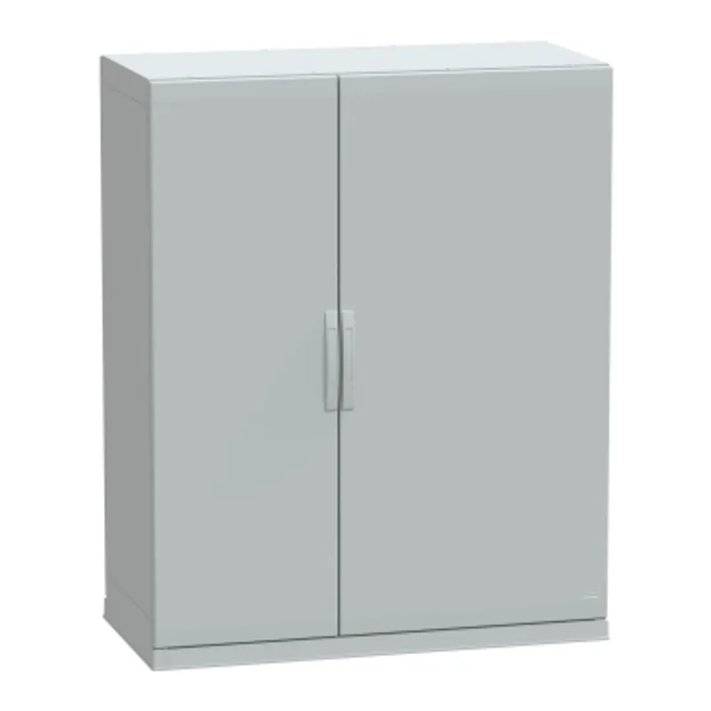 Floor standing polyester enclosure, PanelSeT PLA, plain door, open bottom, 1500x1250x620mm, IP54, IK10 — photo 1 of 3