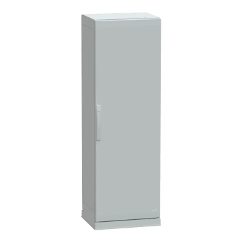 Floor standing polyester enclosure, PanelSeT PLA, plain door, open bottom, 1500x500x420mm, IP54, IK10 — photo 1 of 4
