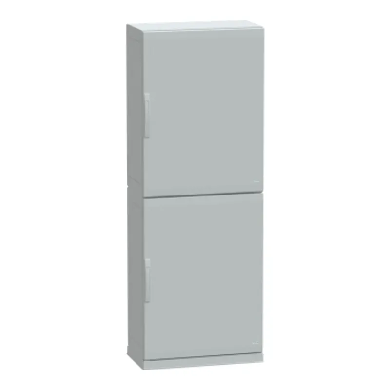 Floor standing polyester enclosure, PanelSeT PLA, plain door, open bottom, 2000x750x420mm, IP54, IK10 — photo 1 of 3