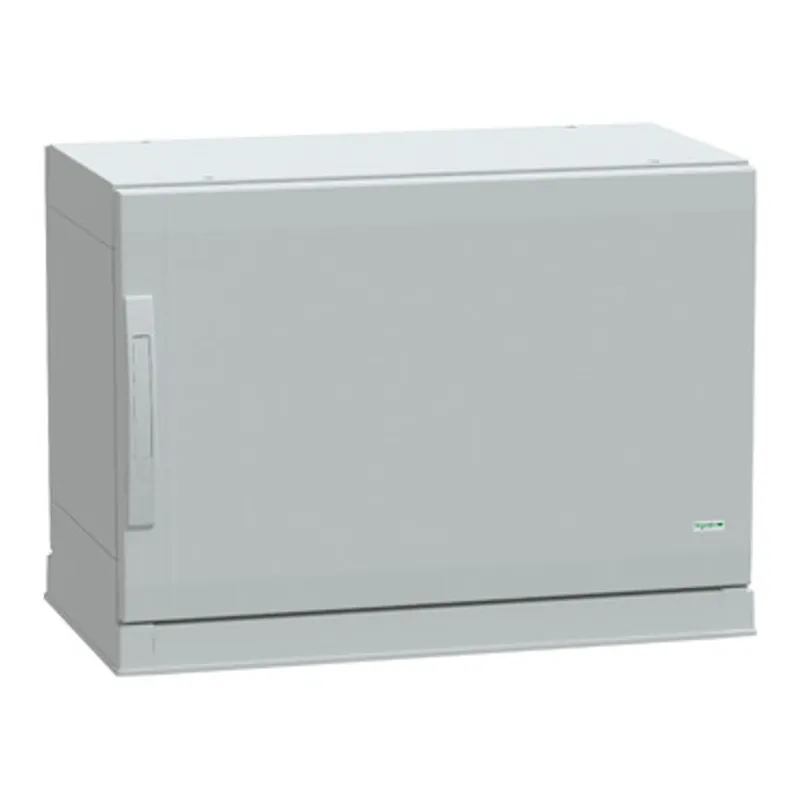 Floor standing polyester enclosure, PanelSeT PLA, plain door, open bottom, 500x750x420mm, IP54, IK10 — photo 1 of 4